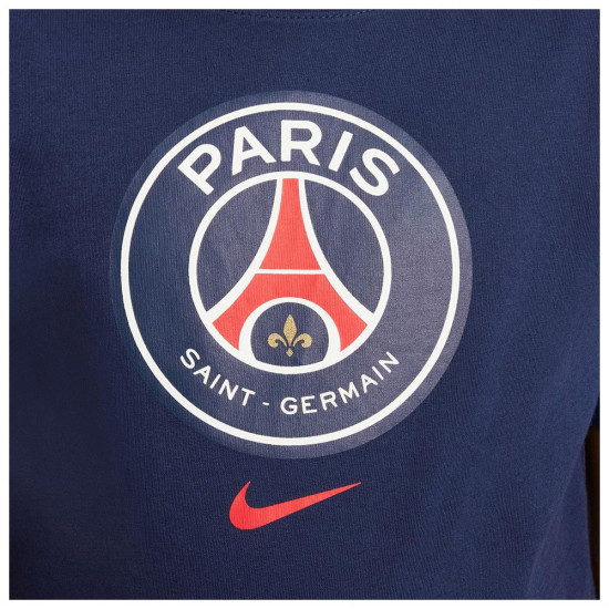 Nike Παιδική κοντομάνικη μπλούζα Paris Saint-Germain Crest Tee Nike Παιδική κοντομάνικη μπλούζα Paris Saint-Germain Crest Tee